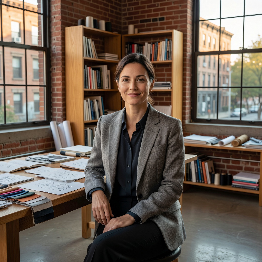 Portrait photo of Sarah Jenkins, creative consultant in Brooklyn NY